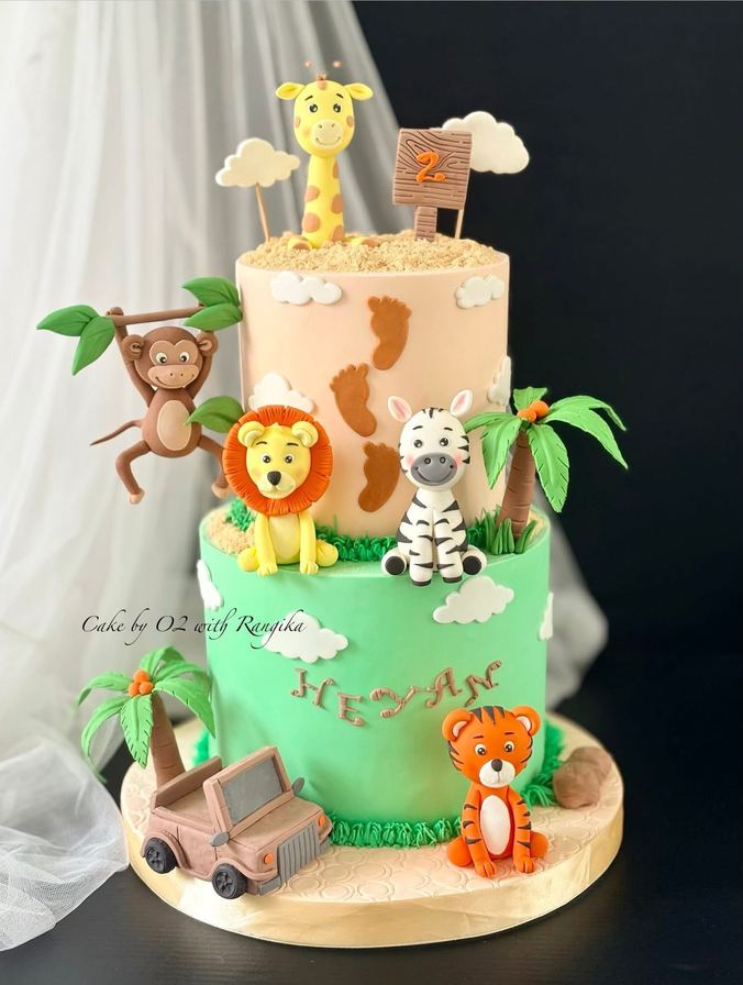 Custom birthday cake by Cake by O2, Colombo